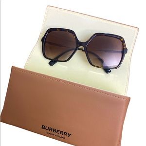 Authentic BURBERRY oversized sunglasses.